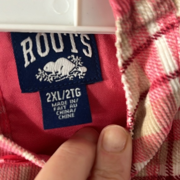 Roots Pink Plaid Kids Dress - Picture 3 of 4